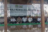 Tokoh lintas agama menghadiri agenda FKUB dan Pemerintah Kota Serang mengikuti peringatan Isra Mi’raj Nabi Muhammad SAW 1447 Hijriah di Joglo Waladun Sholeh, Walantaka, Kota Serang, Rabu, 14 Januari 2026