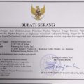 Bupati Serang Ratu Rachmatuzakiyah saat melantik pejabat eselon II, III, dan IV di lingkungan Pemkab Serang di Kampung Seni Yudha Asri, Kecamatan Bandung, Jumat, 9 Januari 2026