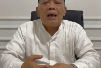 Ketua FKUB Kota Serang KH Matin Syarkowi mengajak warga meramaikan Kirab Budaya Lintas Iman dan menjaga kebersihan kawasan Royal Baroe, Kota Serang.