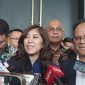 Menteri Komunikasi dan Digital Meutya Hafid menyampaikan sambutan dalam Konvensi Nasional Media Massa Hari Pers Nasional 2026 di Aston Serang Hotel & Convention Center, Banten, Minggu, 8 Februari 2026