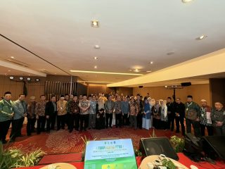 Direktur Jenderal Pendidikan Islam Kemenag RI Amin Suyitno saat memberikan arahan dalam Forum Rektor PTKIN di Medan, Sumatera Utara.
