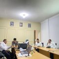 Pimpinan UIN SMH Banten dan jajaran BAZNAS Kota Cilegon berfoto bersama usai penandatanganan PKS program Beasiswa Satu Keluarga Satu Sarjana (SKSS) di Kantor BAZNAS Kota Cilegon, Senin, 9 Februari 2026