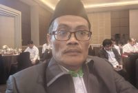Rektor UIN Sultan Maulana Hasanuddin Banten Prof Muhammad Ishom saat mengikuti Rakornas Pendidikan Islam Tingkat Pendidikan Tinggi yang digelar Ditjen Pendis Kemenag RI di Jakarta, Senin, 9 Februari 2026