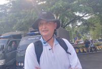 Sekda Kabupaten Serang Zaldi Dhuhana bersama kepala OPD dan camat saat mengikuti retreat penguatan soliditas birokrasi di Adem Anyer Park, Cinangka, Jumat, 13 Februari 2026