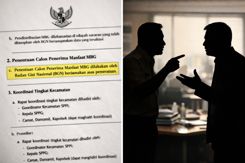 Polemik distribusi MBG di Jiput 