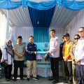Sekda Kabupaten Serang Zaldi Dhuhana meninjau Pos Pam Ciujung untuk memastikan kesiapan petugas dan kelancaran arus mudik Lebaran 2026.