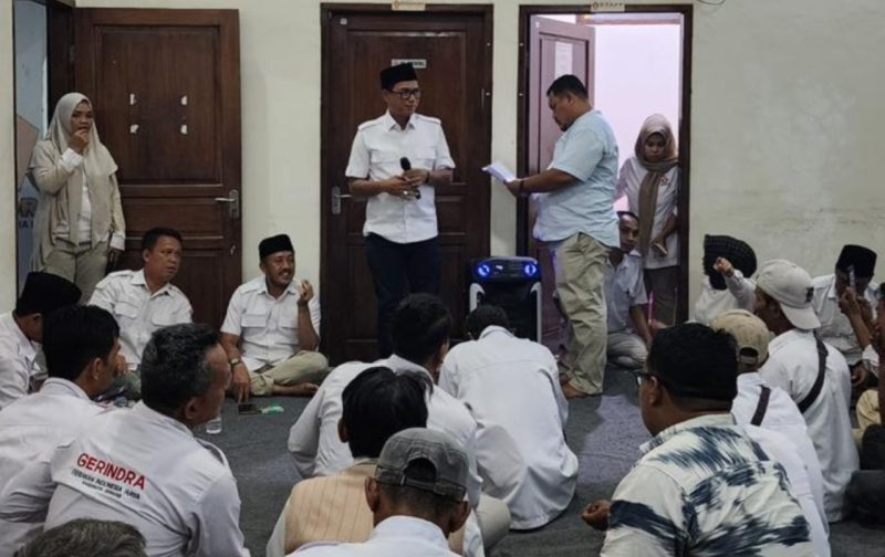 Suasana buka bersama DPC Partai Gerindra Kabupaten Serang di Ciruas yang dihadiri kader dan pengurus, Sabtu, 15 Maret 2026