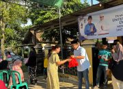 Lebaran Bentar Lagi, Demokrat Kabupaten Serang Tebar Sembako dan THR di Kragilan, Warga Cisait Berburu Bantuan