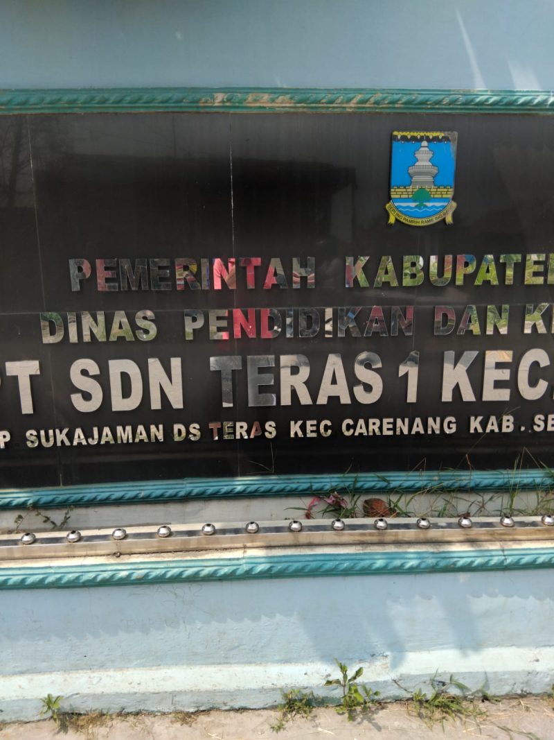 Gedung SDN Teras 1 Carenang Kabupaten Serang