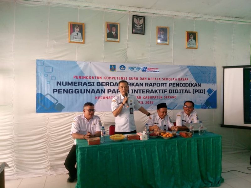 Kepala Bidang Sekolah Dasar Dindikbud Kabupaten Serang, Abidin Nasyar