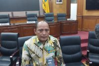 Ketua DPRD Kabupaten Serang Bahrul Ulum saat pembahasan LKPJ Bupati 2025 yang terpaksa dihentikan sementara akibat kendala data dan ketidakhadiran Sekda.