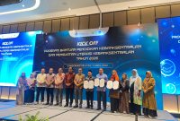 Momen penandatanganan kerja sama antara UIN Banten dan Bank Indonesia Perwakilan Banten dalam peluncuran program kebanksentralan 2026 di BSD City, Selasa, 7 April 2026