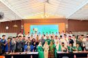 Pengurus Cabang Nahdlatul Ulama (PCNU) Kota Serang saat memberikan pernyataan terkait pentingnya menjaga persatuan menjelang Muktamar NU ke-35.