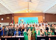 Pengurus Cabang Nahdlatul Ulama (PCNU) Kota Serang saat memberikan pernyataan terkait pentingnya menjaga persatuan menjelang Muktamar NU ke-35.