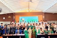 Pengurus Cabang Nahdlatul Ulama (PCNU) Kota Serang saat memberikan pernyataan terkait pentingnya menjaga persatuan menjelang Muktamar NU ke-35.