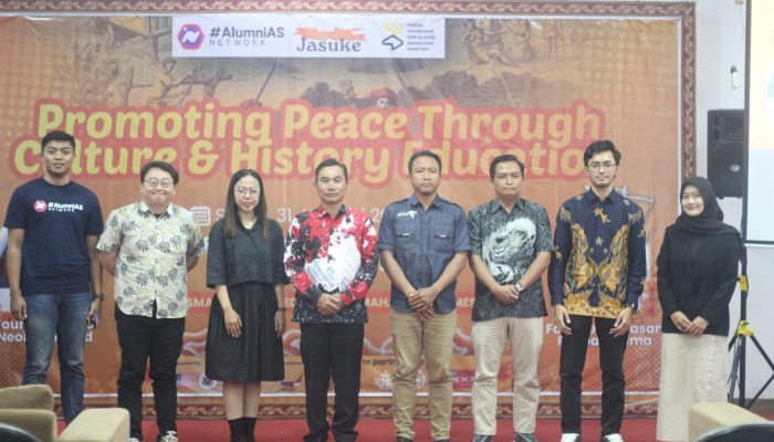 Peserta PeaceLab mengikuti diskusi interaktif dalam lokakarya budaya dan sejarah di Magetan, Jawa Timur, awal 2026.