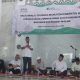 Sosialisasi BPJS Ketenagakerjaan dalam acara halal bihalal PCNU Kabupaten Serang di Ponpes Nurul Abror, Pamarayan, dihadiri tokoh daerah dan pengurus NU, Senin, 6 April 2026