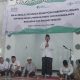 Suasana halalbihalal PCNU Kabupaten Serang di Ponpes Nurul Abror yang dirangkai dengan sosialisasi BPJS Ketenagakerjaan.