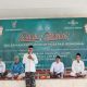 Suasana halalbihalal dan pelatihan moderasi beragama yang digelar PCNU Kota Serang bersama UIN SMH Banten di Pondok Pesantren Al-Fathaniyah Tengkele, Minggu, 12 April 2026