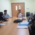 Suasana mediasi antara pekerja dan pihak PT Asietex di Kantor Disnaker Kabupaten Serang yang belum menghasilkan kesepakatan