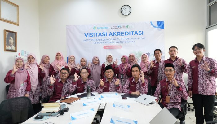 Tim asesor Kemenkes RI melakukan visitasi akreditasi di Achmad Wardi Training Center (AWTC), Banten, Rabu, 1 April 2026