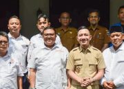 Bupati Lebak Moch. Hasbi Asyidiki Jayabaya menerima audiensi Yayasan Bhakti Bela Negara terkait kerja sama program tanam jagung di Pendopo Bupati Lebak