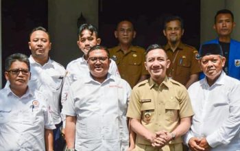Bupati Lebak Moch. Hasbi Asyidiki Jayabaya menerima audiensi Yayasan Bhakti Bela Negara terkait kerja sama program tanam jagung di Pendopo Bupati Lebak
