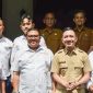 Bupati Lebak Moch. Hasbi Asyidiki Jayabaya menerima audiensi Yayasan Bhakti Bela Negara terkait kerja sama program tanam jagung di Pendopo Bupati Lebak