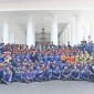 Bupati Serang Ratu Rachmatuzakiyah memimpin upacara peringatan HUT Damkar, Hari Kesiapsiagaan Bencana, dan Hardiknas di Pendopo Bupati Serang