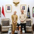 Bupati Serang Ratu Rachmatuzakiyah saat bertemu Menteri Perhubungan di Jakarta untuk membahas perbaikan PJU dan infrastruktur jalan nasional.