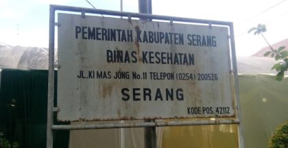 Gedung Dinas Kesehatan Kabupaten Serang