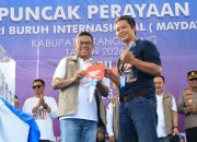 May Day di Tangerang, Andra Soni Serukan Buruh dan Pengusaha Bersatu Dongkrak Investasi Banten
