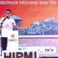 Gubernur Banten Andra Soni membuka Rakerda HIPMI Banten 2026 di Kota Serang dan mengajak pengusaha muda memanfaatkan peluang bisnis sektor pangan serta agrikultur.