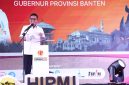 Gubernur Banten Andra Soni membuka Rakerda HIPMI Banten 2026 di Kota Serang dan mengajak pengusaha muda memanfaatkan peluang bisnis sektor pangan serta agrikultur.