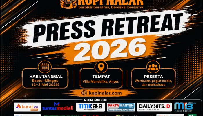 Press Retreat 2026 Kopi Nalar di Villa Mandalika, Anyer, saat peserta mendalami teknik dan etika jurnalisme investigasi, Minggu, 3 Mei 2026