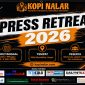 Press Retreat 2026 Kopi Nalar di Villa Mandalika, Anyer, saat peserta mendalami teknik dan etika jurnalisme investigasi, Minggu, 3 Mei 2026