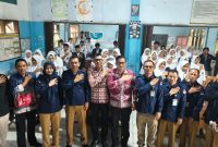 Siswa Madrasah Aliyah Nurul Huda Baros, Kabupaten Serang, antusias mengikuti kegiatan Sosialisasi dan Pendidikan Pemilih Berkelanjutan 2026 yang digelar KPU Kabupaten Serang bersama PDB, Selasa, 12 Mei 2026