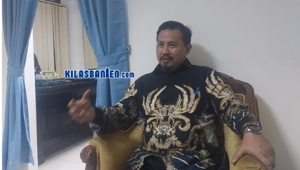 Kabag Kesra Kabupaten Serang, Rochyan Aglan, memberikan penjelasan terkait proses seleksi calon pimpinan BAZNAS Kabupaten Serang yang masih berlangsung ketat, Sabtu, 23 Mei 2026