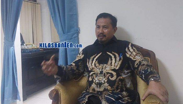 Kabag Kesra Kabupaten Serang, Rochyan Aglan, memberikan penjelasan terkait proses seleksi calon pimpinan BAZNAS Kabupaten Serang yang masih berlangsung ketat, Sabtu, 23 Mei 2026