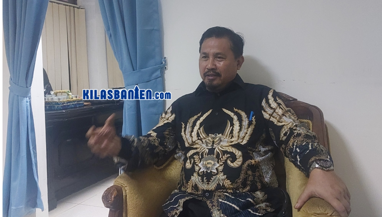 Kabag Kesra Kabupaten Serang, Rochyan Aglan, memberikan penjelasan terkait proses seleksi calon pimpinan BAZNAS Kabupaten Serang yang masih berlangsung ketat, Sabtu, 23 Mei 2026
