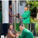 Kader GP Ansor dan Banser Banten saat melakukan proses penyembelihan dan distribusi hewan kurban kepada masyarakat dalam program Ansor Banten Berkurban 2026.