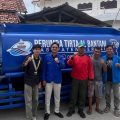 Kader PMII Kabupaten Serang memberikan layanan cek kesehatan gratis kepada warga dalam rangka Harlah ke-66 di Kecamatan Tirtayasa.