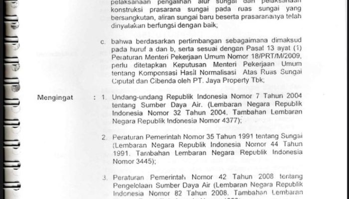 Kawasan Bintaro XChange Mall di Tangerang Selatan kembali menjadi sorotan setelah muncul polemik soal pengalihan alur Kali Ciputat dan status aset sungai pengganti.