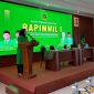 Ketua DPW PPP Banten Neng Siti Julaiha saat memberikan arahan dalam Rapimwil I PPP Banten di Tangerang, Sabtu, 2 Mei 2026
