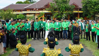 Ketua Umum PPP Muhamad Mardiono menghadiri pembukaan Muscab DPC PPP se-Banten di Kota Serang, Senin (25/5/2026), sekaligus menyerukan soliditas kader menghadapi Pemilu 2029.