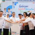 Mendikdasmen Abdul Mu’ti bersama Gubernur Banten Andra Soni menghadiri Gebyar Lomba Talenta Siswa 2026 di Stadion Benteng Reborn, Kota Tangerang.