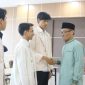 Muhamad Sahid dan Fajar Nugraha resmi dilantik sebagai Presiden dan Wakil Presiden Mahasiswa DEMA UIN SMH Banten periode 2026 di Aula Serbaguna Gedung Rektorat UIN SMH Banten, Kamis, 7 Mei 2026.