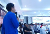 Ketua Pengurus Cabang (PC) Pergerakan Mahasiswa Islam Indonesia (PMII) Kabupaten Serang, Refaldi Hendrika Bayu Putra