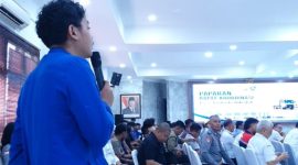 Ketua Pengurus Cabang (PC) Pergerakan Mahasiswa Islam Indonesia (PMII) Kabupaten Serang, Refaldi Hendrika Bayu Putra