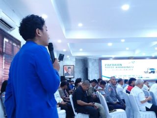 Ketua Pengurus Cabang (PC) Pergerakan Mahasiswa Islam Indonesia (PMII) Kabupaten Serang, Refaldi Hendrika Bayu Putra